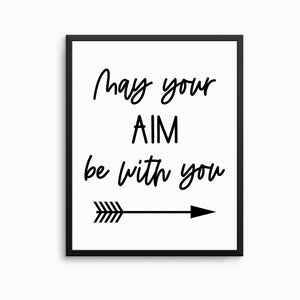 AIM BE WITH YOU Print