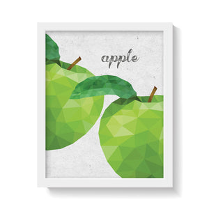 APPLES ON WHITE Print