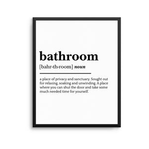 BATHROOM DEFINITION #3 Print