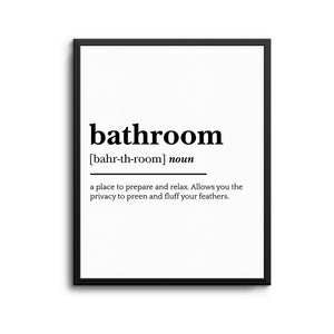 BATHROOM DEFINITION #1 Print