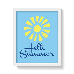 HELLO SUMMER Print