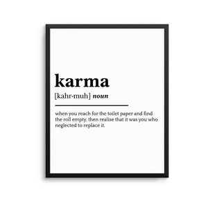 KARMA DEFINITION Print