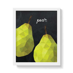 PEARS ON BLACKBOARD Print