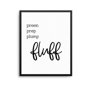 PREEN PREP PLUMP FLUFF Print