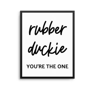 RUBBER DUCKIE Print