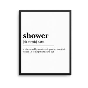 SHOWER DEFINITION #2 Print