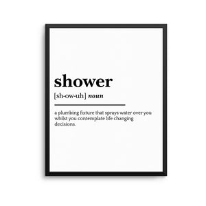 SHOWER DEFINITION #1 Print