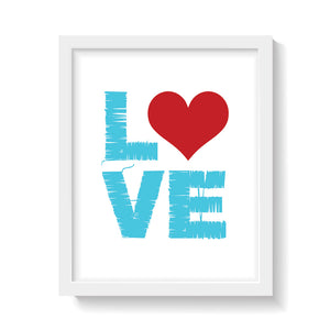 THREADED LOVE Print