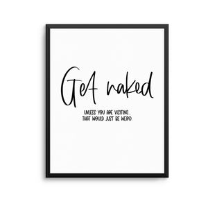 UNLESS YOU ARE VISITING Print